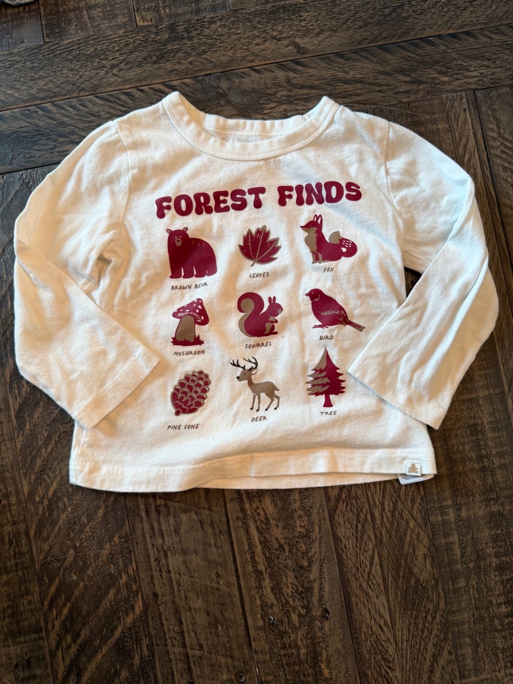 GAP Forest Friends long sleeve tee, 3T